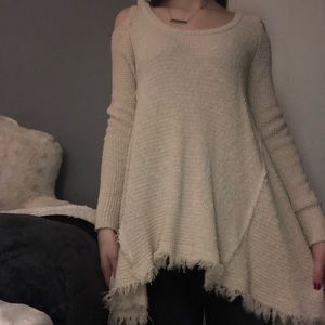Long sleeve long sweater